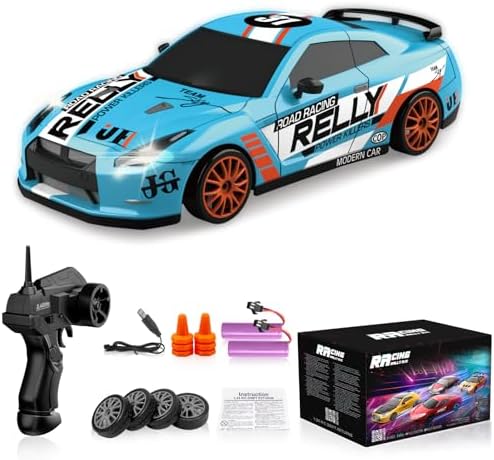 Coche teledirigido drift 1:24 GTR